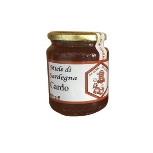 barattolo di miele di cardo da 500 grammi